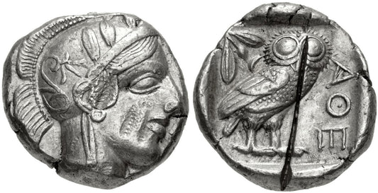 CG2672: Athens Ancient Greece Silver Tetradrachm