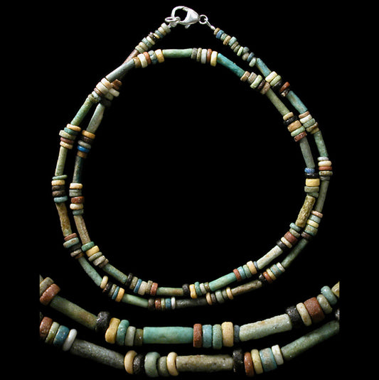 EGB456: Ancient Egyptian Tube Bead Necklace